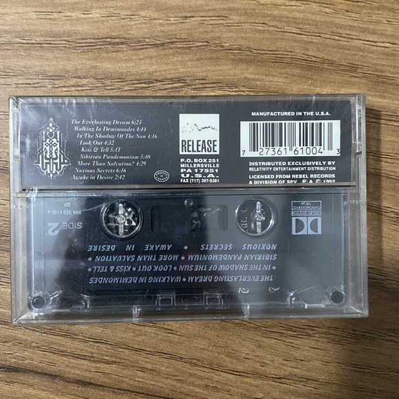 LOVE LIKE BLOOD - An Irony Of Fate 1992 Cassette (Collectible) Nuclear Blast - Picture 2 of 6
